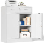 Metal Storage Cabinet Locking with Doors Shelves