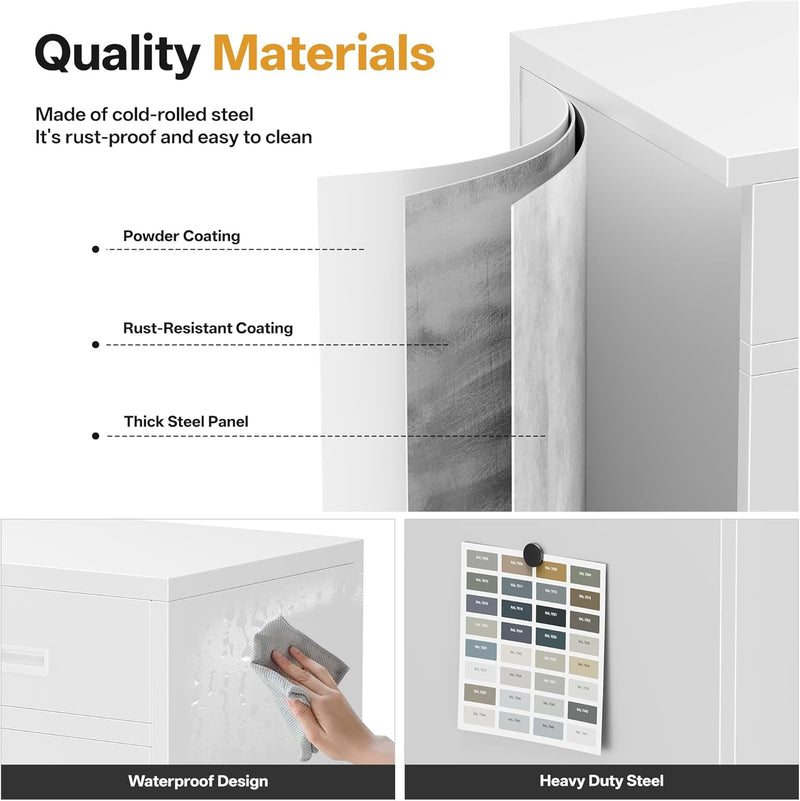 Metal Storage Cabinet Locking with Doors Shelves
