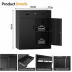 Metal Storage Cabinet Locking with Doors Shelves