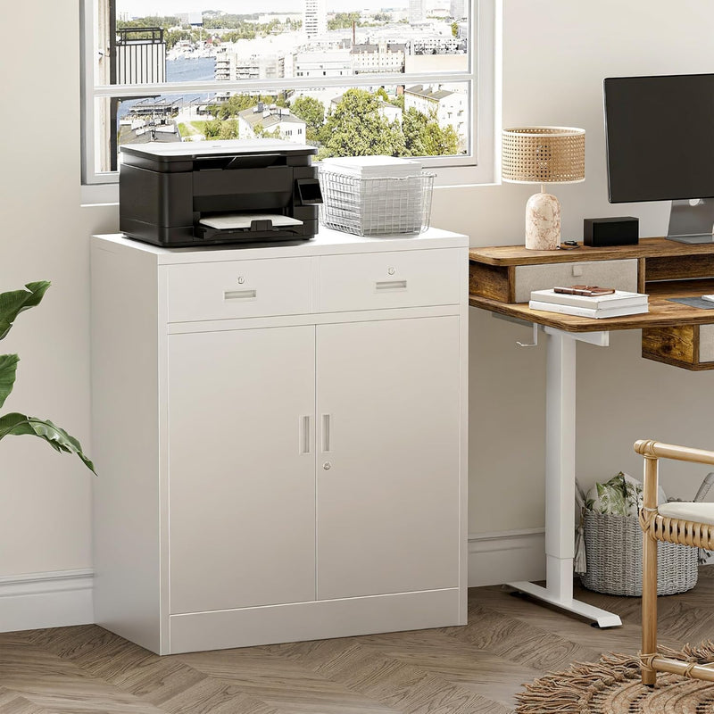 Metal Storage Cabinet Locking with Doors Shelves