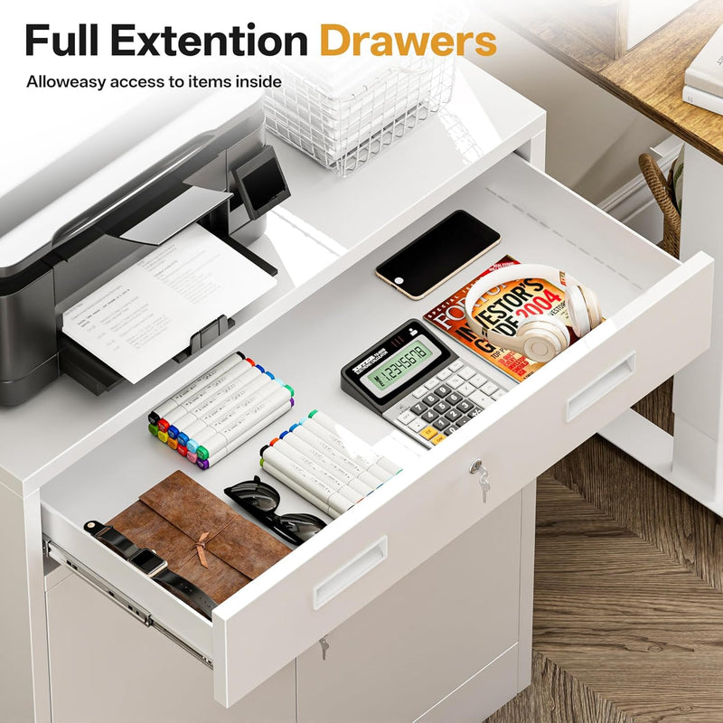 Metal Storage Cabinet Locking with Doors Shelves