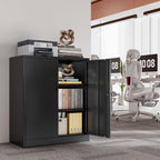 Metal Storage Cabinet Locking with Doors Shelves