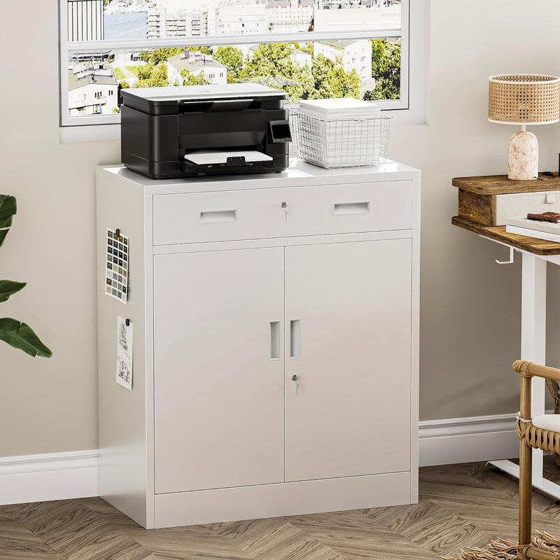 Metal Storage Cabinet Locking with Doors Shelves