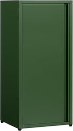 Metal Storage Cabinet One Door Hallway Side Magnetic