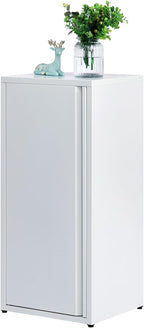Metal Storage Cabinet One Door Hallway Side Magnetic