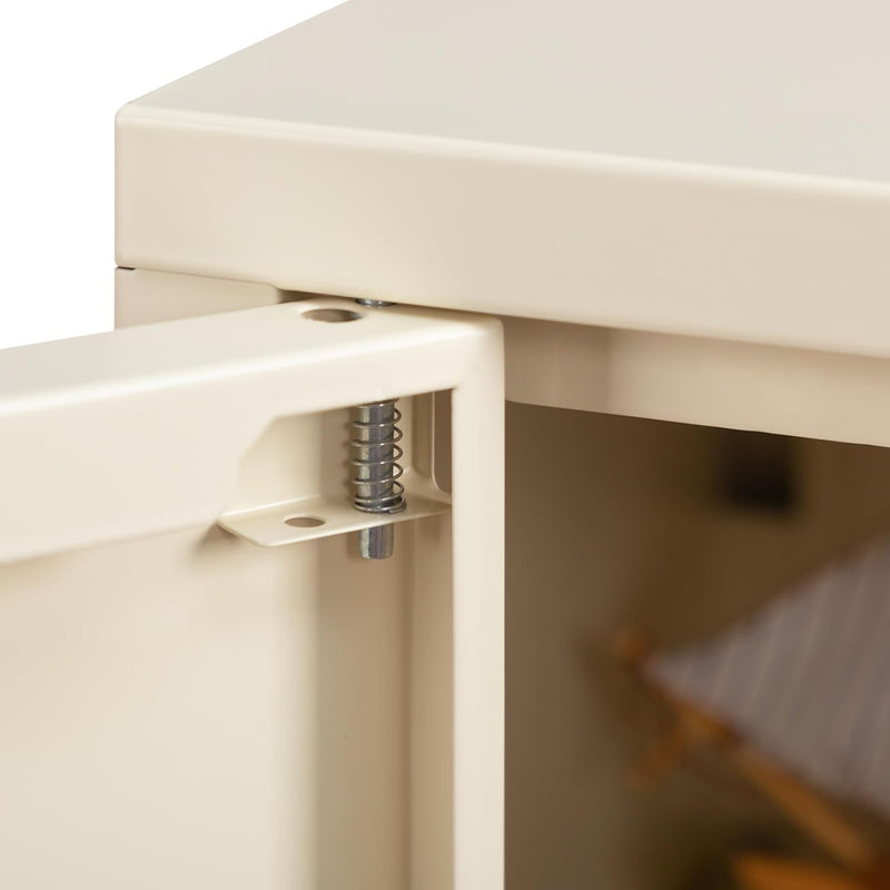 Metal Storage Cabinet One Door Hallway Side Magnetic