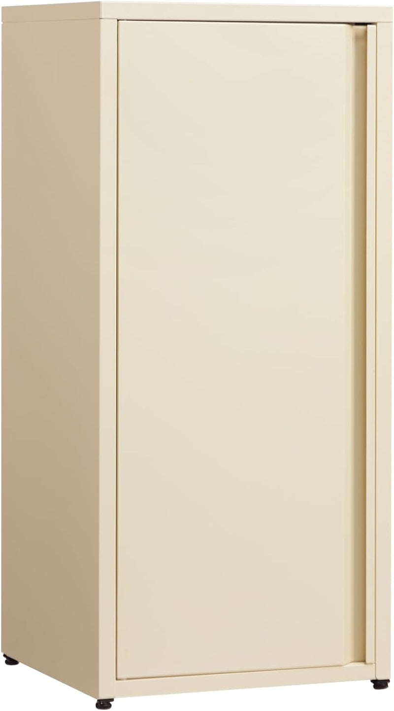 Metal Storage Cabinet One Door Hallway Side Magnetic