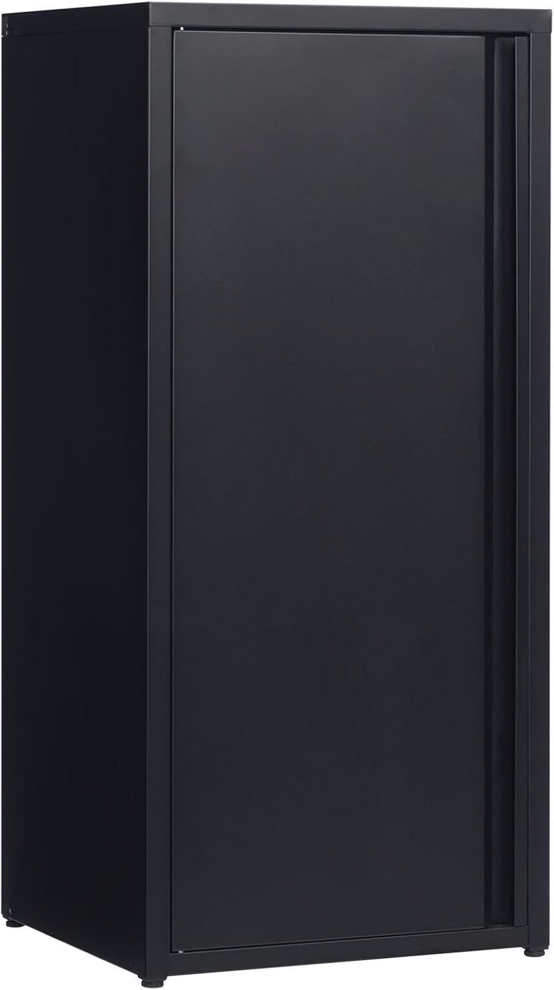 Metal Storage Cabinet One Door Hallway Side Magnetic