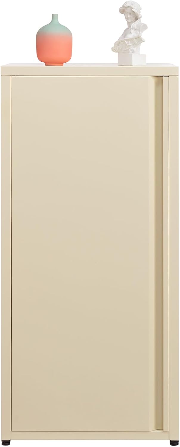 Metal Storage Cabinet One Door Hallway Side Magnetic