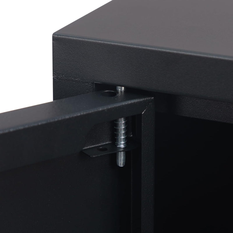 Metal Storage Cabinet One Door Hallway Side Magnetic