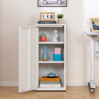 Metal Storage Cabinet One Door Hallway Side Magnetic