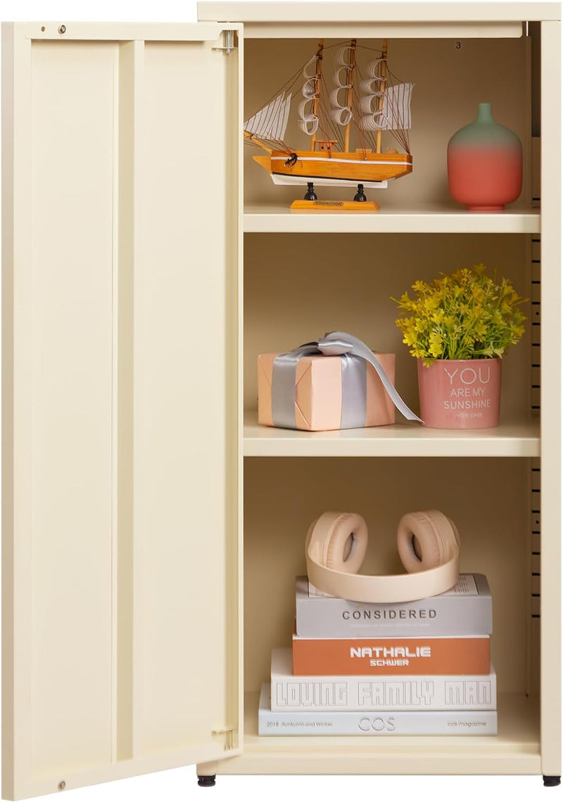 Metal Storage Cabinet One Door Hallway Side Magnetic