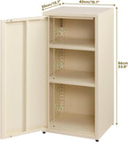 Metal Storage Cabinet One Door Hallway Side Magnetic