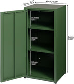 Metal Storage Cabinet One Door Hallway Side Magnetic