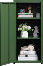 Metal Storage Cabinet One Door Hallway Side Magnetic