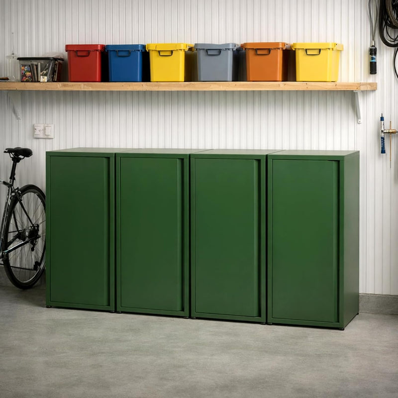Metal Storage Cabinet One Door Hallway Side Magnetic