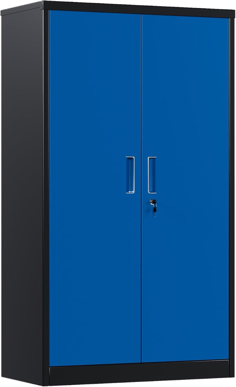 Metal Storage Cabinet with 2 Door and 3