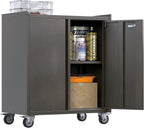 Metal Storage Cabinet with 2 Doors and 1