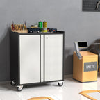 Metal Storage Cabinet with 2 Doors and 1
