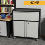 Metal Storage Cabinet with 2 Doors and 1