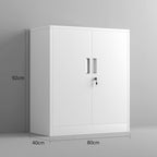 Metal Storage Cabinet with Locking Doors and 2
