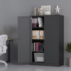 Metal Storage Cabinet with Locking Doors and 2