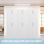 Metal Storage Cabinet with Locking Doors and 2