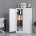 Metal Storage Cabinet with Locking Doors and 2