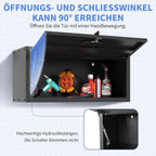 Metal Storage Cabinet with Wheels Rolling Tool Adjustable