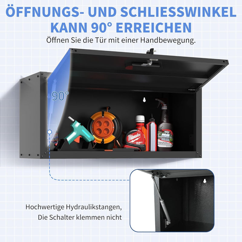 Metal Storage Cabinet with Wheels Rolling Tool Adjustable