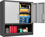 Metal Storage Cabinet with Wheels Rolling Tool Adjustable