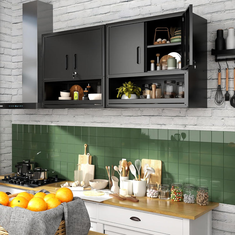 Metal Storage Cabinet with Wheels Rolling Tool Adjustable