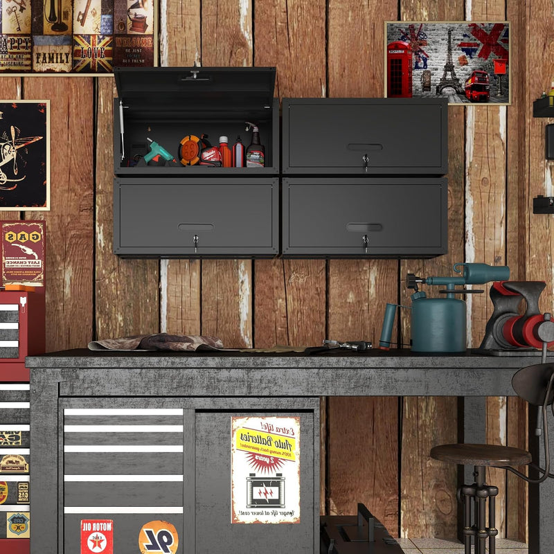 Metal Storage Cabinet with Wheels Rolling Tool Adjustable