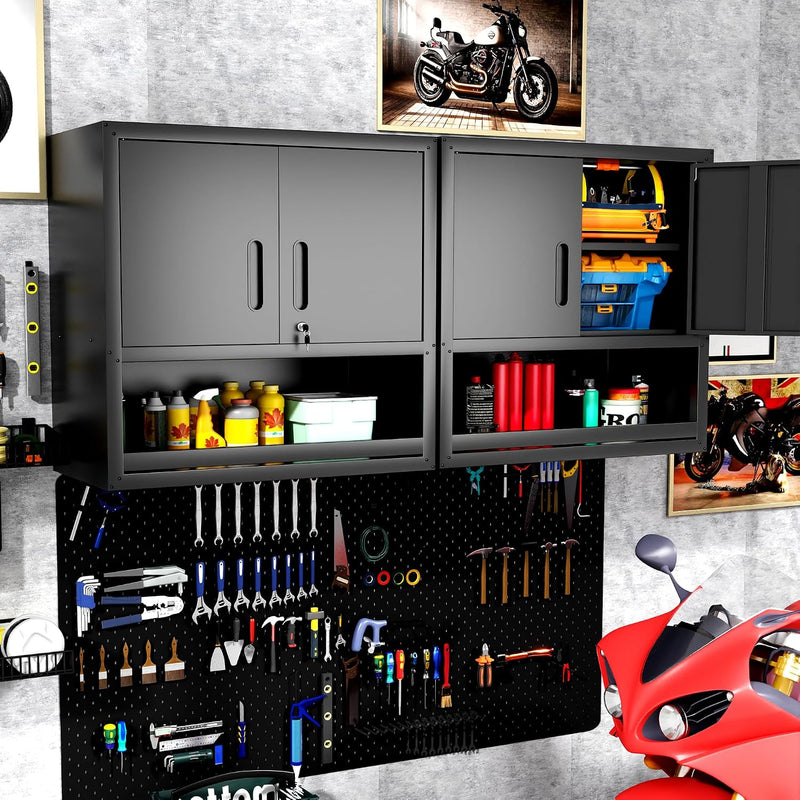 Metal Storage Cabinet with Wheels Rolling Tool Adjustable