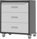 Metal Storage Cabinet with Wheels Rolling Tool Garage