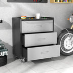 Metal Storage Cabinet with Wheels Rolling Tool Garage