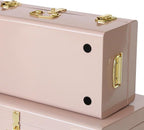 Metal Storage Trunk with Lockable Lid Handles 52.1