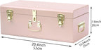 Metal Storage Trunk with Lockable Lid Handles 52.1