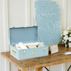 Metal Storage Trunk with Lockable Lid Handles 52.1