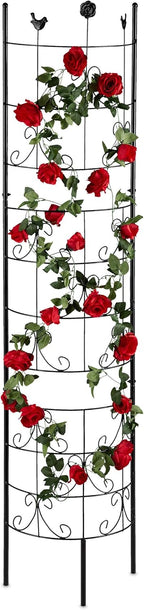 Metal Trellis Climbing Plants Growing Frame 180CM