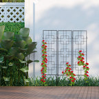 Metal Trellis Push in Support for Climbing Plants (Set of 6)