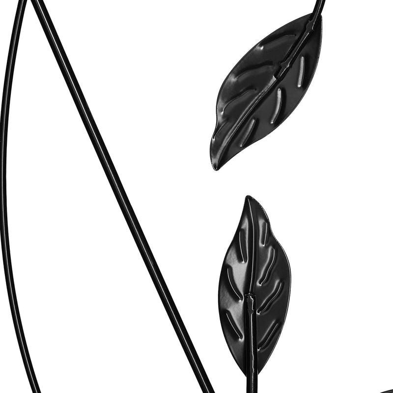 Metal Trellises for Climbing Plants Plug-In Decorative Curved (Set of 2)