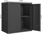 Metal Wall Cabinet Mounted Storage with Lock