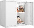 Metal Wall Cabinet Mounted Storage with Lock