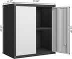 Metal Wall Cabinet Mounted Storage with Lock