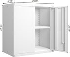 Metal Wall Cabinet Mounted Storage with Lock