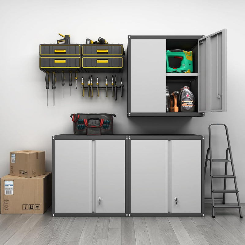 Metal Wall Cabinet Mounted Storage with Lock