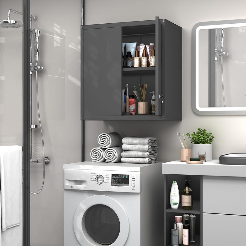 Metal Wall Cabinet Mounted Storage with Lock