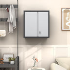 Metal Wall Cabinet Mounted Storage with Lock