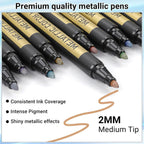 Metallic Marker Pens Arts and Crafts for Teenages
